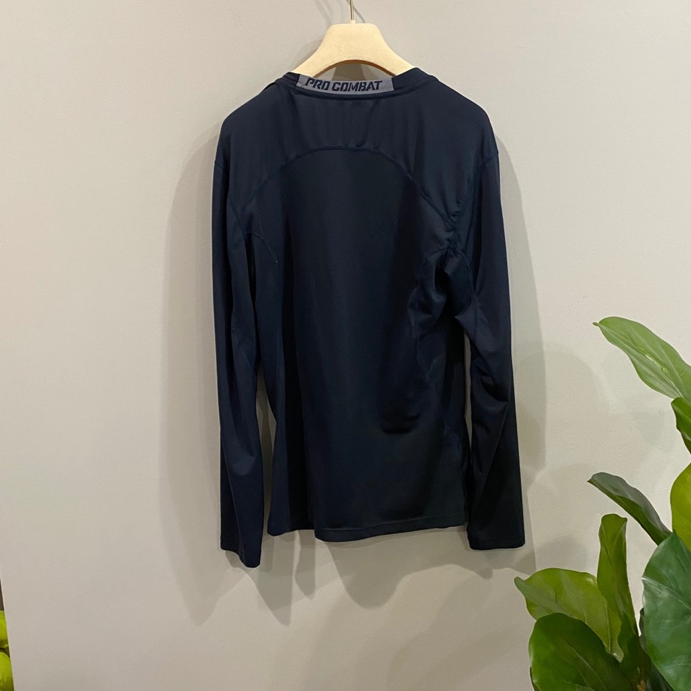 nike pro combat fitted long sleeve top - Picture 3 of 3